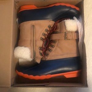 Sperry for Nordstrom Shearling Duck Boots NIB 9.5